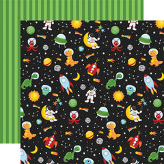Blasts Off - Echo Park - Double-Sided Cardstock 12"X12" - Blast Off Friends