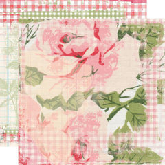 Simple Vintage Spring Garden - Simple Stories - 12"x12" Double-sided Patterned Paper - Bloom Brightly