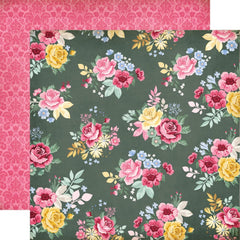 Bloom - Carta Bella - Double-Sided Cardstock 12"X12" - Bloom Together Floral