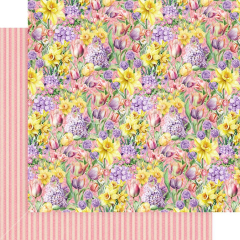 Grow With Love - Graphic 45 - Double-Sided Cardstock 12"X12" -  Blooming Beauty