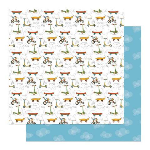 Later Gator - PhotoPlay - Double-Sided Cardstock 12"X12" - Born To Be Wild