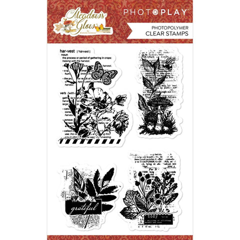 Meadow's Glow - PhotoPlay - Photopolymer Clear Stamps - Botanical