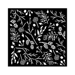 Forest - Stamperia - Thick Stencil - Branches & Pinecones (8108)