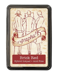 Graphic45 - Hybrid Ink Pad - Brick Red