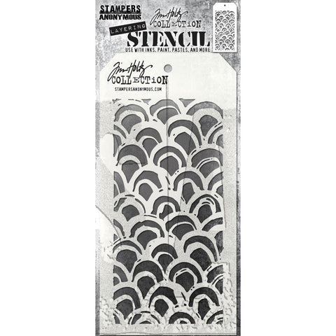 Tim Holtz - Layered Stencil 4.125"X8.5" - Brush Arch