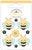 Farmhouse - Doodlebug Designs - Doodle-pops 3D Cardstock Sticker - Busy Bees