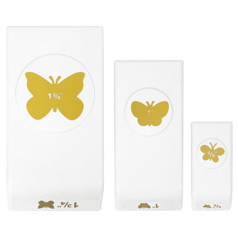 We R Memory Keepers - Layering Punches 3/Pkg - Butterfly