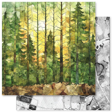 Animal Kingdom - Paper Rose - Double-Sided Cardstock 12"X12" - Paper C