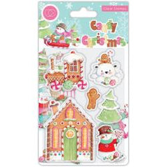 Candy Christmas - Craft Consortium - A5 Clear Stamps - Candy Christmas (0805)