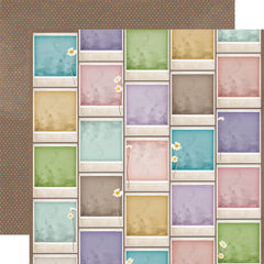 Simple Vintage Flower Shoppe - Simple Stories - 12"x12" Patterned Paper - Captured