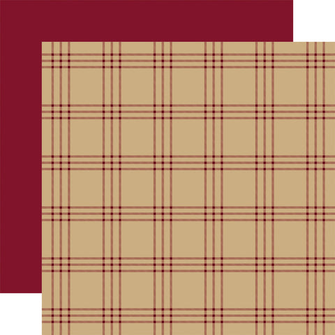 Tartan No. 3 - Carta Bella - 12"x12" Patterned Paper - Carlisle Plaid