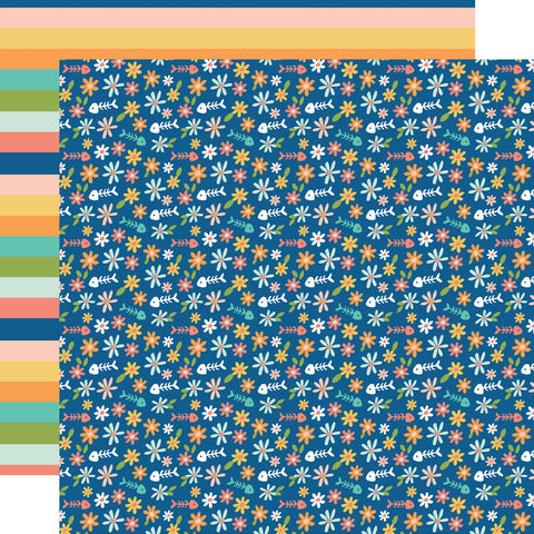 Fur Baby Cat - Simple Stories - 12"x12" Double-sided Patterned Paper - Cat Nap