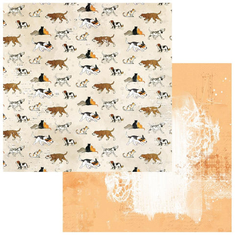 49 & Market - Toddler Time - Double-Sided Cardstock 12"X12" - Cats And Dogs