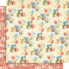Hip Hip Hooray - Graphic45 - Double-Sided Cardstock 12"X12" - Celebrate with Me