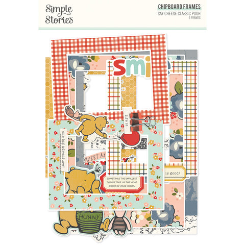 Say Cheese Classic Pooh - Simple Stories - Chipboard Frames