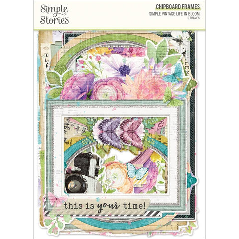 Simple Vintage Life In Bloom 2.0  - Simple Stories - Chipboard Frames