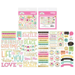 Hello Again - Doodlebug - Odds & Ends Die-Cuts - Chit Chat (1888)