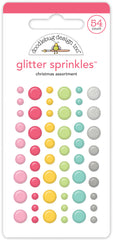 Tinsel Time - Doodlebug - Glitter Sprinkle Dots - Christmas Assortment