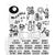 Tim Holtz - Cling Stamps 7"X8.5" - Christmas Cartoons