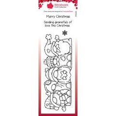 Woodware - Creative Expressions - Clear Stamps 8"X2.6" - Christmas Gang (3607)
