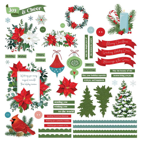 Christmas Garden - PhotoPlay - Card Kit Stickers