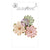 Christmas Market - Prima Marketing - Mulberry Paper Flowers 3/pkg - Christmas Joy (7818)