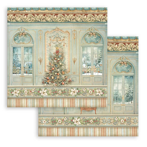 The Nutcracker - Stamperia - 12"x12" Double-sided Patterned Paper - Christmas Tree (6340)