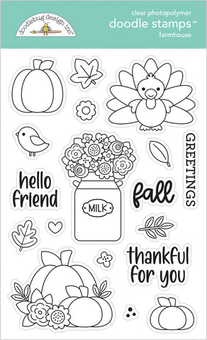 Farmhouse - Doodlebug Designs - Clear Stamp