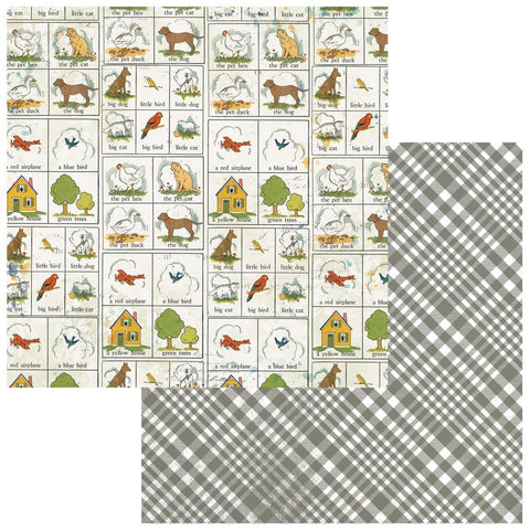 49 & Market - Toddler Time - Double-Sided Cardstock 12"X12" - Clippings
