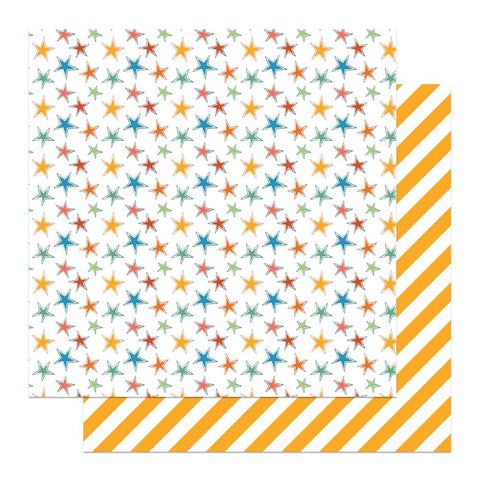 Later Gator - PhotoPlay - Double-Sided Cardstock 12"X12" - Cool Stars & Stripes