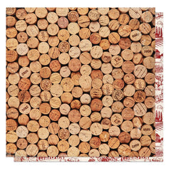 Vineyard - PhotoPlay - Double-Sided Cardstock 12"X12" - Corked