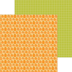 Farmhouse - Doodlebug Designs - Double-Sided Cardstock 12"X12" - Country Pumpkins