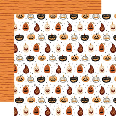 Halloween (2023) - Carta Bella - Double-Sided Cardstock 12"X12" - Creepy Carvings