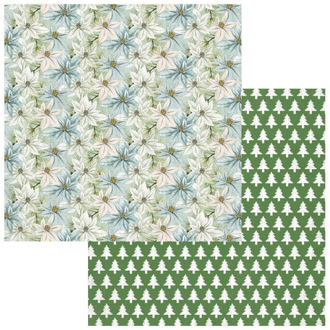 49 & Market - Evergreen Season - Double-Sided Cardstock 12"X12" - December Florals