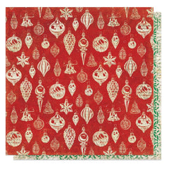 Holiday Charm - PhotoPlay - Double-Sided Cardstock 12"X12" - Deck The Halls
