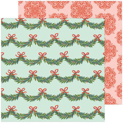 Holiday Dreams - PinkFresh Studios - Double-Sided Cardstock 12"X12" - Deck The Halls