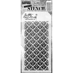 Tim Holtz - Layered Stencil 4.125"X8.5" - Deco Floral