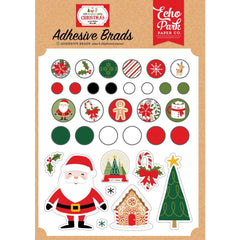 Have A Holly Jolly Christmas - Echo Park - Decorative Brads