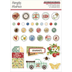 Simple Vintage Berry Fields - Simple Stories - Decorative Brads