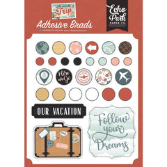 Let's Take The Trip  - Echo Park - Decorative Brads