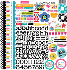 Let's Scrapbook - Bella Blvd - 12"x12" Cardstock Stickers - Doohickey