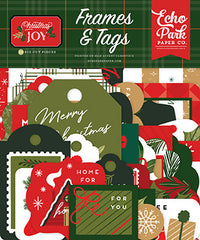Christmas Joy - Echo Park - Ephemera - Frames & Tags (9926)