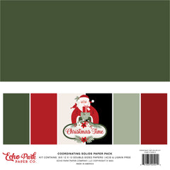 Christmas Time - Echo Park - 12"x12" Collection Kit - Solids