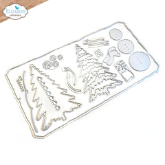 Elizabeth Craft Designs - Die Set - December White (9816)