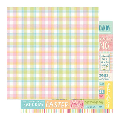 Easter Sunday - PhotoPlay - Double-Sided Cardstock 12"X12" - Easter Sentiments