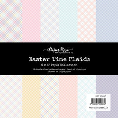 Easter Time Plaids - Paper Rose - 6"x6" Paper Collection