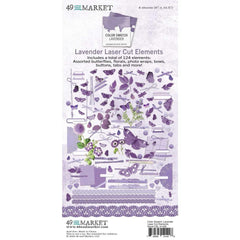 Color Swatch: Lavender - 49 & Market - Laser Cut Outs - Elements (1428)
