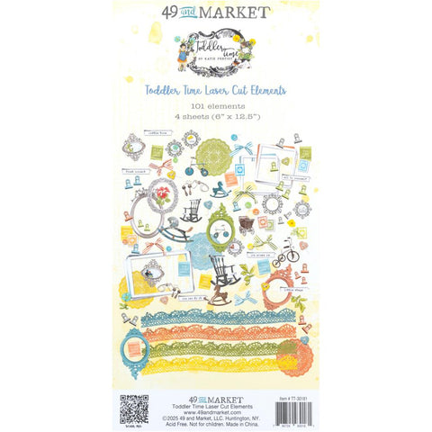 49 & Market - Toddler Time - Laser Cut Outs - Elements (0181)
