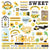 Sweet as Honey 2 - PhotoPlay - Cardstock Stickers 12"X12" - Elements