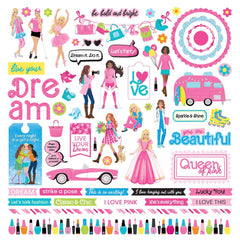 Fashion Dreams - PhotoPlay - Cardstock Stickers 12"X12" - Elements